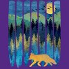 Women's Design By Humans Fox Forest Night By Maryedenoa Racerback Tank Top - 2 of 3