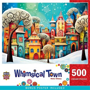MasterPieces Whimsical Town - Winter Whimsey 500 Piece Puzzle - 1 of 4