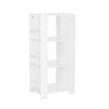 Kids' Book Nook Cubby Storage Tower with Bookshelves White - RiverRidge Home