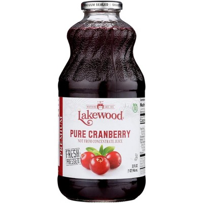 Lakewood Pure Cranberry Juice - 6 pack, 32 fo