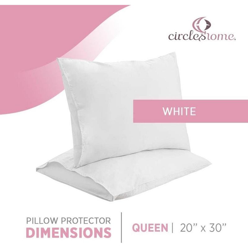 Circles Home Premium Sateen Cotton Blend Envelope Pillowcase - (2 Pack), 2 of 9