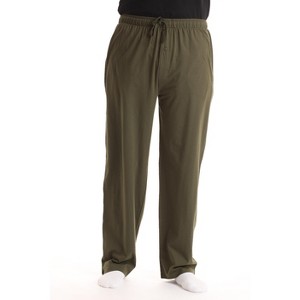 At The Buzzer Mens Pajama Pant with Pockets - Jersey Knit Sleep Pant - 1 of 2