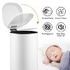 8 Gallon / 30 L Trash Can for Kitchen, Fingerprint Proof Stainless Steel Garbage Can with Soft-Close Lid, Step-on Waste Bin for Home Office - 3 of 4
