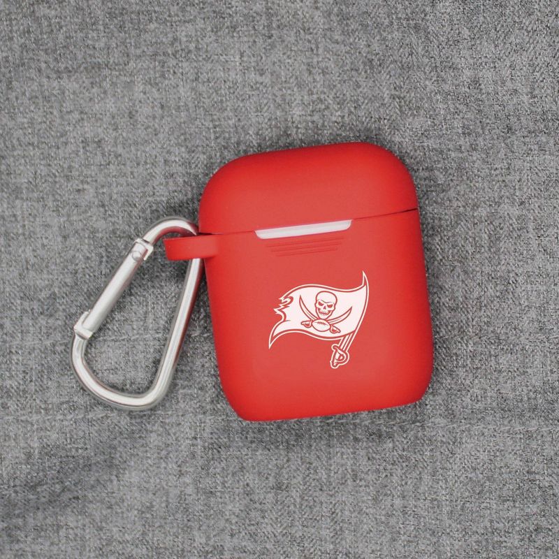 NFL Tampa Bay Buccaneers Silicone AirPods Case Cover, 2 of 3