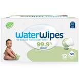 WaterWipes Plastic-Free Textured Unscented 99.9% Water Based Baby Wipes  - (Select Count)