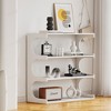 Lirago 4 Tier Multifunctional Bookshelf Coffee Table White 36"H x 15"D x 36"W  Storage Organizer - 4 of 4