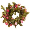 Aghana Digitals 6pcs Pink Rose Artificial Flower Garlands 215cm - Realistic Silk & PE Decor for - 2 of 4