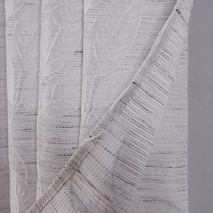 RT Designers Collection Lively Jacquard Premium Grommet Panel Pair 54" x 84" Charcoal - 1 of 3