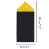 INSPIRE CHIC Men's Solid Card-inserting Prefolded Polyester Pocket Squares Handkerchiefs 1 Pc - 2 of 4