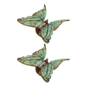 Unique Bargains Women's Butterfly Hair Clips 2 Pcs - 1 of 3