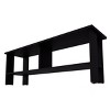 INFURNIC TV Stands and Consoles Stained Walnut TV Stand with Open Shelves for Storage and Display, Black, 47.3"*12.2"*16.6" - 4 of 4