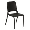 Emma and Oliver 5 Pack Black High Density Stack Melody Band/Music Chair - School & Classroom Chair - 3 of 4