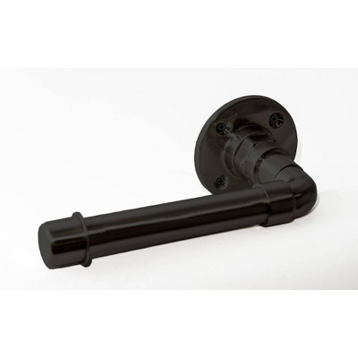 Kimball Classic Retro Toilet Paper Holder Satin Black - Design House LA