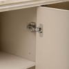 Okak Retro Minimalist Curved Kitchen Sideboard with Gold Handles and Adjustable Dividers for Living Room - 4 of 4