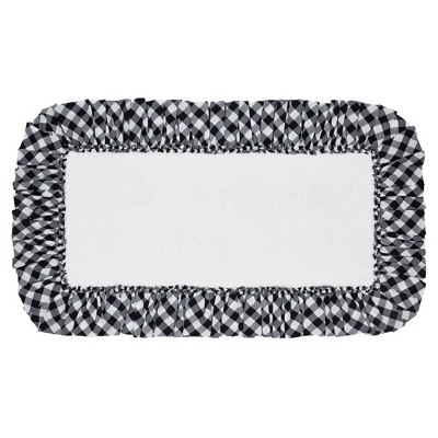 Annie Buffalo Black Check Bathmat 27x48 VHC Brands