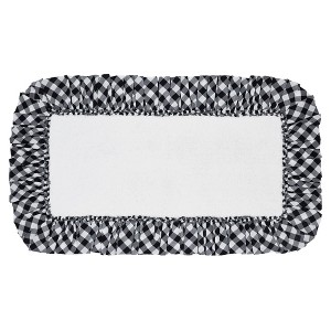 Annie Buffalo Black Check Bathmat 27x48 VHC Brands - 1 of 4