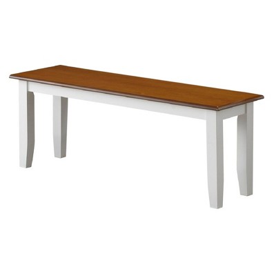 Bloomington 6-Piece White and Honey Oak Dining Set