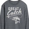 Men's - Instant Message - Great Catch Long Sleeve Graphic T-Shirt - 2 of 4