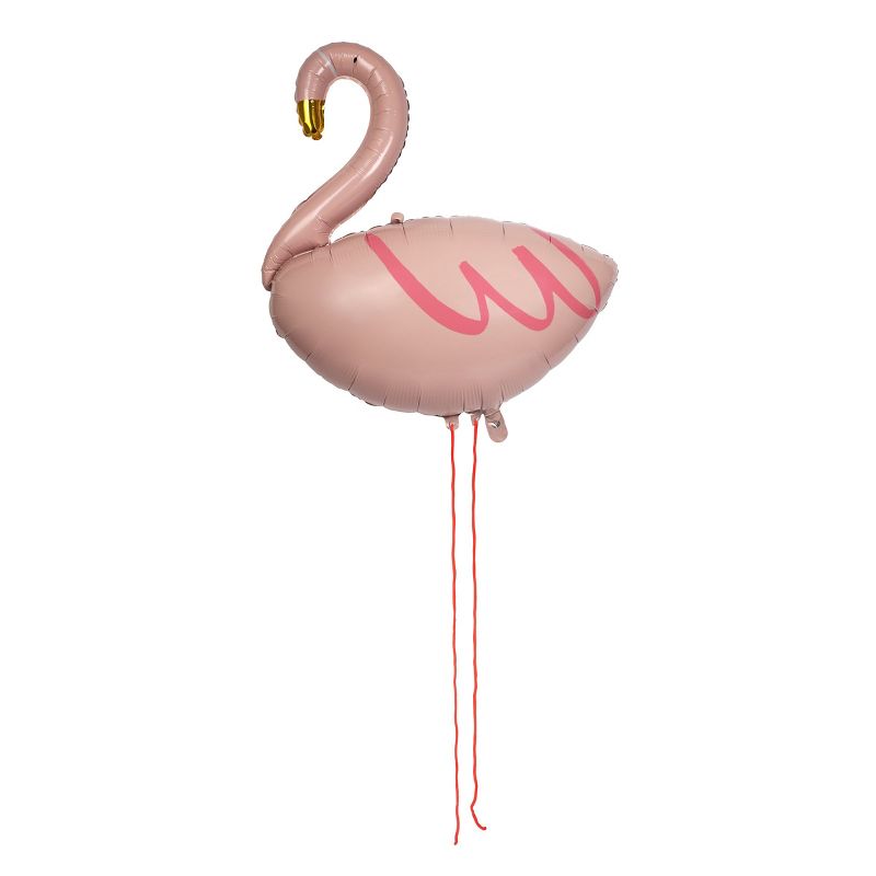 Meri Meri Flamingo Foil Balloon (Pack of 1), 4 of 6