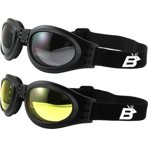 2 Pairs of Birdz Eyewear Parrot Safety Goggles with Yellow, Smoke Lenses - 1 of 4
