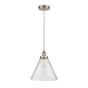 Cone - 1 Light Mini Pendant In Industrial Style-14.75 Inches Tall and 12 Inches Wide - 1 of 1