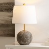 Cla Table Lamp - 23.5 Inch Height - TBL4592 - Grey Washed/Brass - Safavieh - 3 of 4