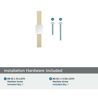 Golden Champagne and Polished Chrome T-Handle Cabinet Knob