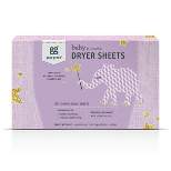 Grab Green Baby Dryer Sheets, Dreamy Rosewood Scent
