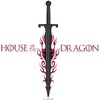 Men's Game of Thrones: House of the Dragon Flaming Sword Logo T-Shirt - 2 of 4
