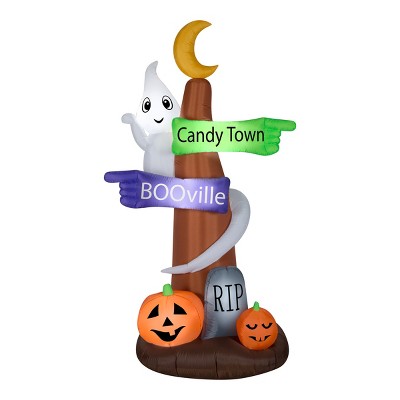 8 ft. Signpost and Ghost