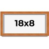 PosterPalooza | Panoramic Classic Brown Picture Frame - UV Acrylic, Foam Board Backing, Hanging Hardware - 2 of 4