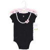 Hudson Baby Infant Girl Cotton Bodysuits, Toile 3-Pack - 2 of 4