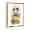 Stupell Industries Poppy Perfume Bouquet Black Framed Floater Canvas Wall Art - 3 of 4