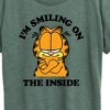 Women's - Garfield - Smiling On The Inside Short Sleeve Graphic T-Shirt - 2 of 4