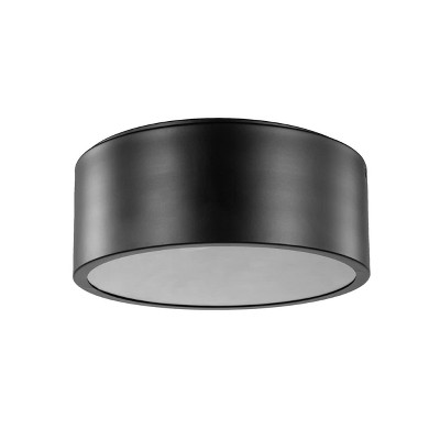 Teagan 13'' Dark Bronze Modern Indoor/Outdoor Flush Mount Ceiling Light