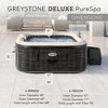 Intex PureSpa Plus Greystone 4 Person Inflatable Square Hot Tub Spa, 83 x 28" - 4 of 4