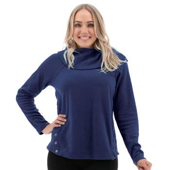 Avenue | Women's Plus Size Color Block Polar Fleece Pullover
