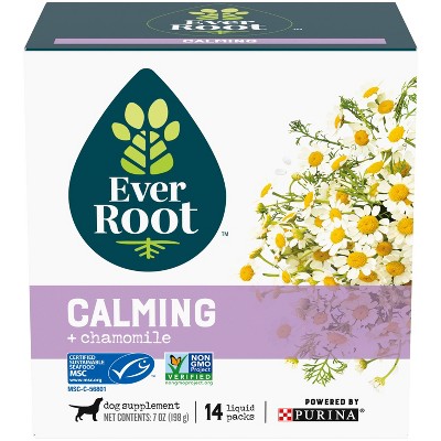 Purina EverRoot Calming Organic Supplement Liquid Packs for Dogs - 14ct