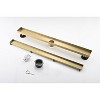 DOMETOUR 28 Inches Linear Shower Drain, Included Hair Strainer and Leveling Feet - 4 of 4