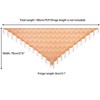 INSPIRE CHIC Shawls and Wraps for Evening Dresses Lace Mesh Fringe Scarves 1Pc - 3 of 4