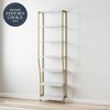 Gwyneth Closet - Shelves, White Faux Marble and Golden Bronze - 2 of 4