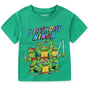 Nickelodeon Teenage Mutant Ninja Turtles Birthday Boys Short Sleeve T-Shirt for Big Kids - Size 12 - 1 of 3