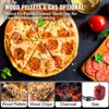VEVOR Multi-fuel Outdoor Pizza Oven, 12 inch Wood Fired & Gas Pizza Maker with Rotating Pizza Stone, Propane Pellet Dual Fuel Pizza Grill - 4 of 4