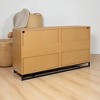 Mshliw 6 Drawer Double Dresser with Iron Base, Industrial Storage Cabinet and Sideboard Organizer for Bedroom or Living Room - 4 of 4