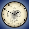 Collectable Sign & Clock | Baseball Glove 1962 Patent LED Wall Clock Retro/Vintage, Lighted - 2 of 4