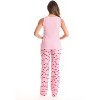 Just Love Womens Tank & Pant Cute Pajama Set - Ribbed PJ Sets Sleepwear Loungewear - 3 of 3