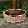Pompeii3 6mm Men's 14k Gold or Platinum Wedding Band - 3 of 4