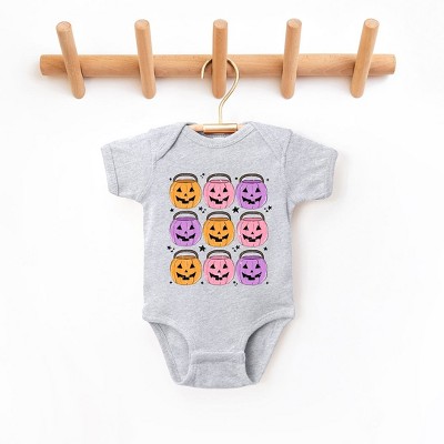The Juniper Shop Halloween Candy Bucket Chart Baby Bodysuit