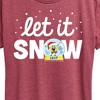 Women's - SpongeBob SquarePants - Let It Snow Short Sleeve Graphic T-Shirt - 2 of 4
