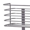 Door Mount Cabinet Organizer, Steel Wire Frame, Nickel Powder Finish - 3 of 4